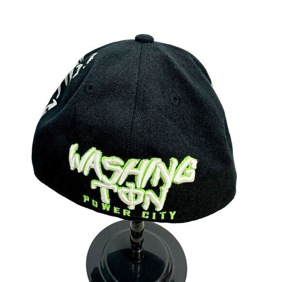 Old Glory Original Monster Washington DC Power City Fitted Hat Size M Signed - Picture 6 of 12